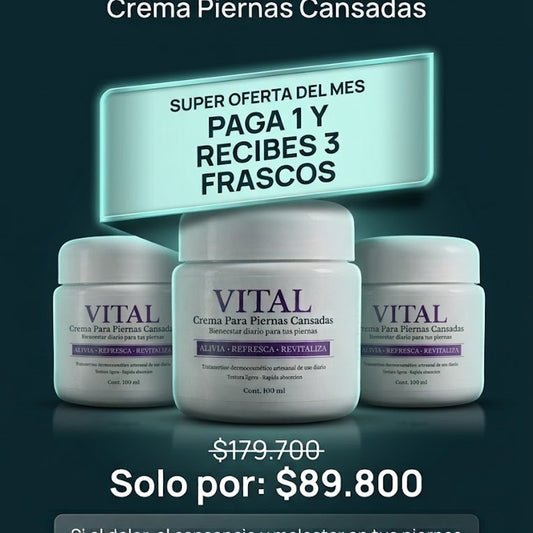 VITAL - Crema Piernas Cansadas